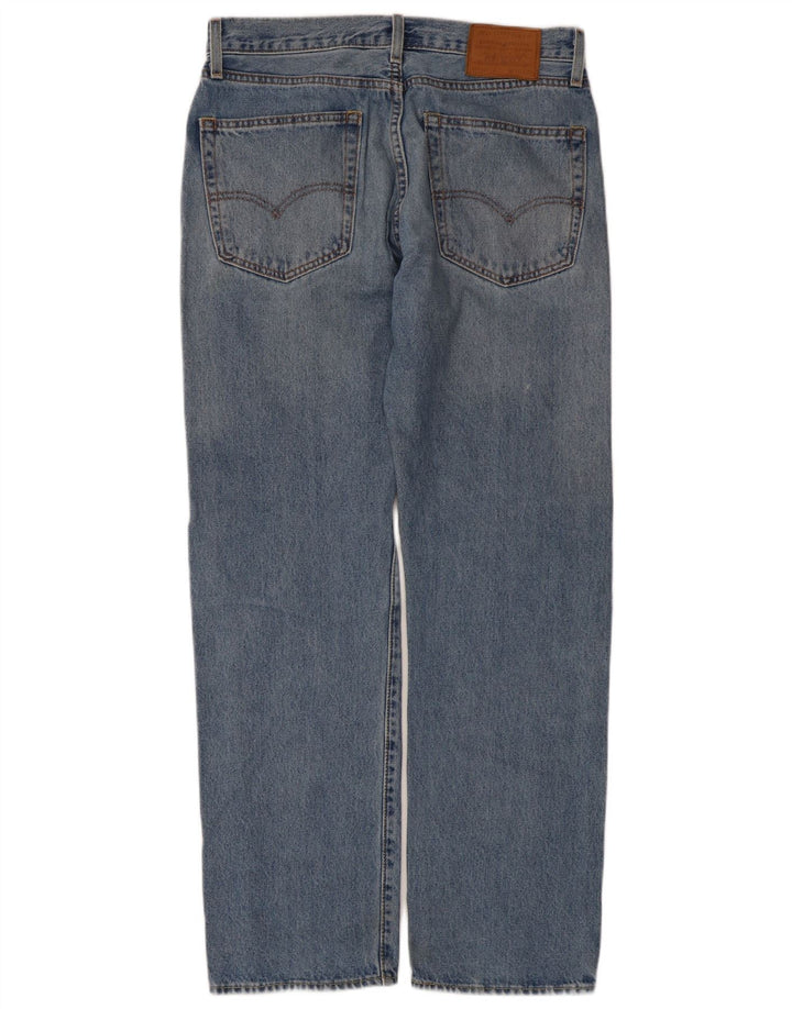 Levi's Masculino 551 Straight Jeans W30 L32 Azul Algodão