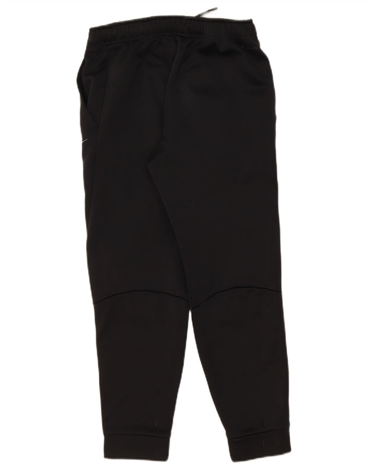 Nike Womens Dri Fit Calça de treino Joggers pequeno poliéster preto