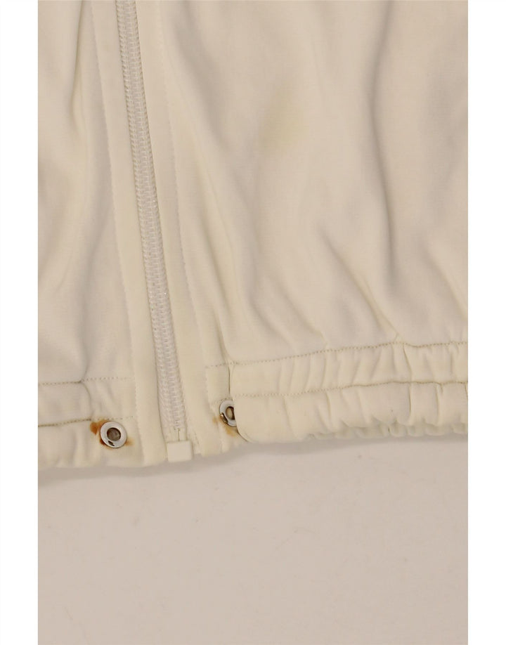 DIADORA Mens Tracksuit Top Jacket UK 38 Médio Branco