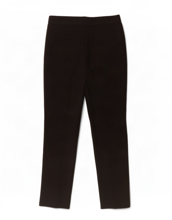 Calça casual curta feminina Marks & Spencer Reino Unido 8 pequena W28 L26 preta