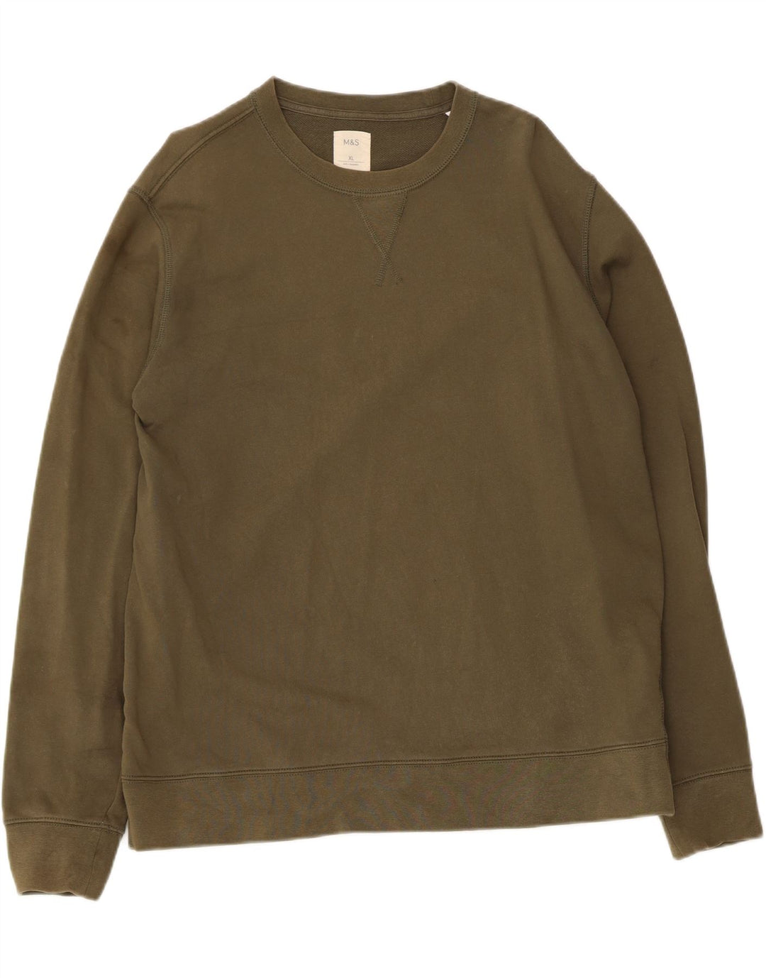 MARKS & SPENCER Moletom masculino Jumper XL Algodão cáqui