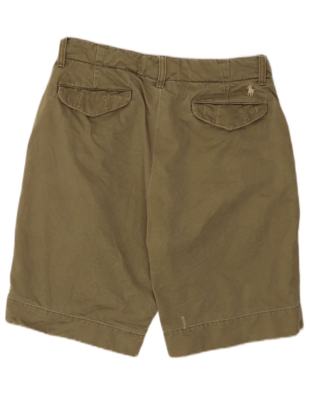 POLO RALPH LAUREN Shorts Chino Masculino W30 Algodão Cáqui Médio