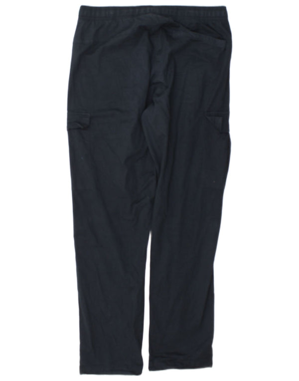 Calças cargo retas masculinas New Balance XL W38 L30 algodão azul marinho