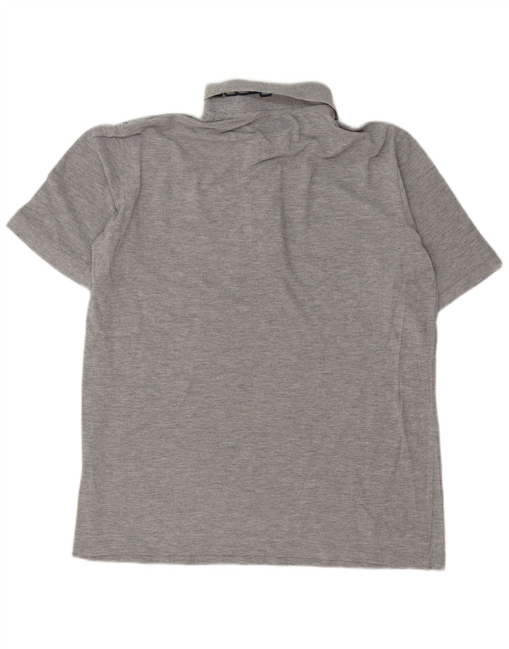 Camisa polo masculina Kappa grande algodão cinza