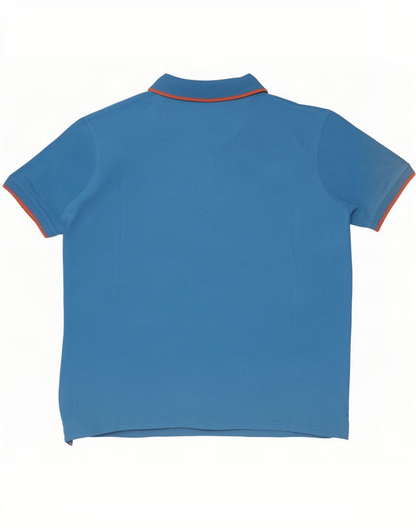 US Polo Assn. Camisa polo masculina 3XL algodão azul