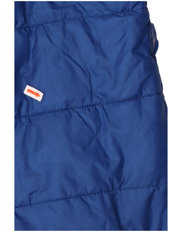 Jaqueta acolchoada feminina CAVALLI IT 46 grande poliéster azul