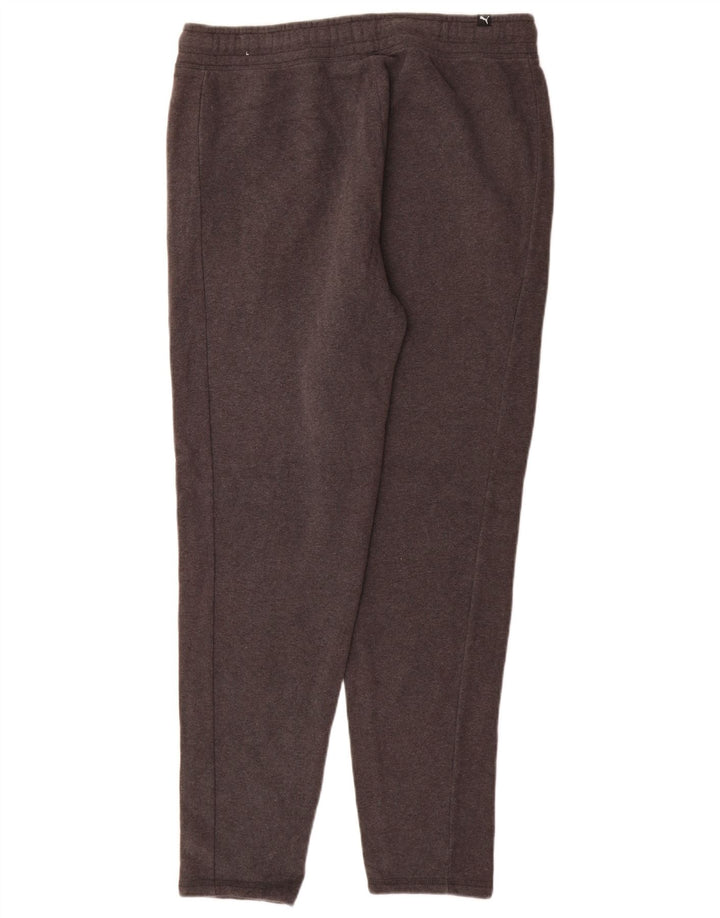 Calça de treino masculina PUMA algodão cinza médio