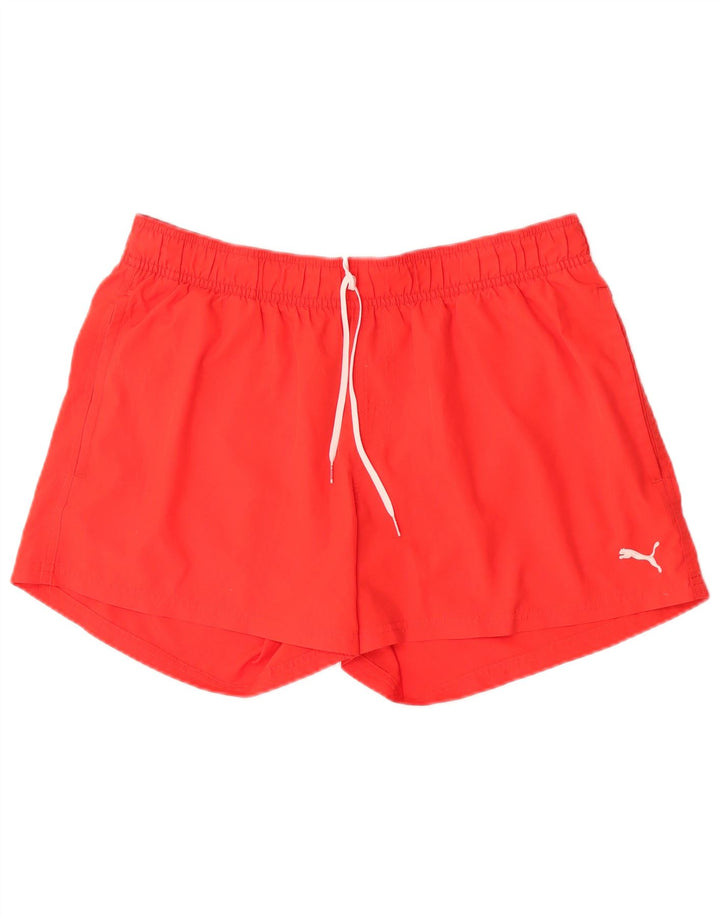 Shorts de natação masculino Puma XL vermelho poliéster