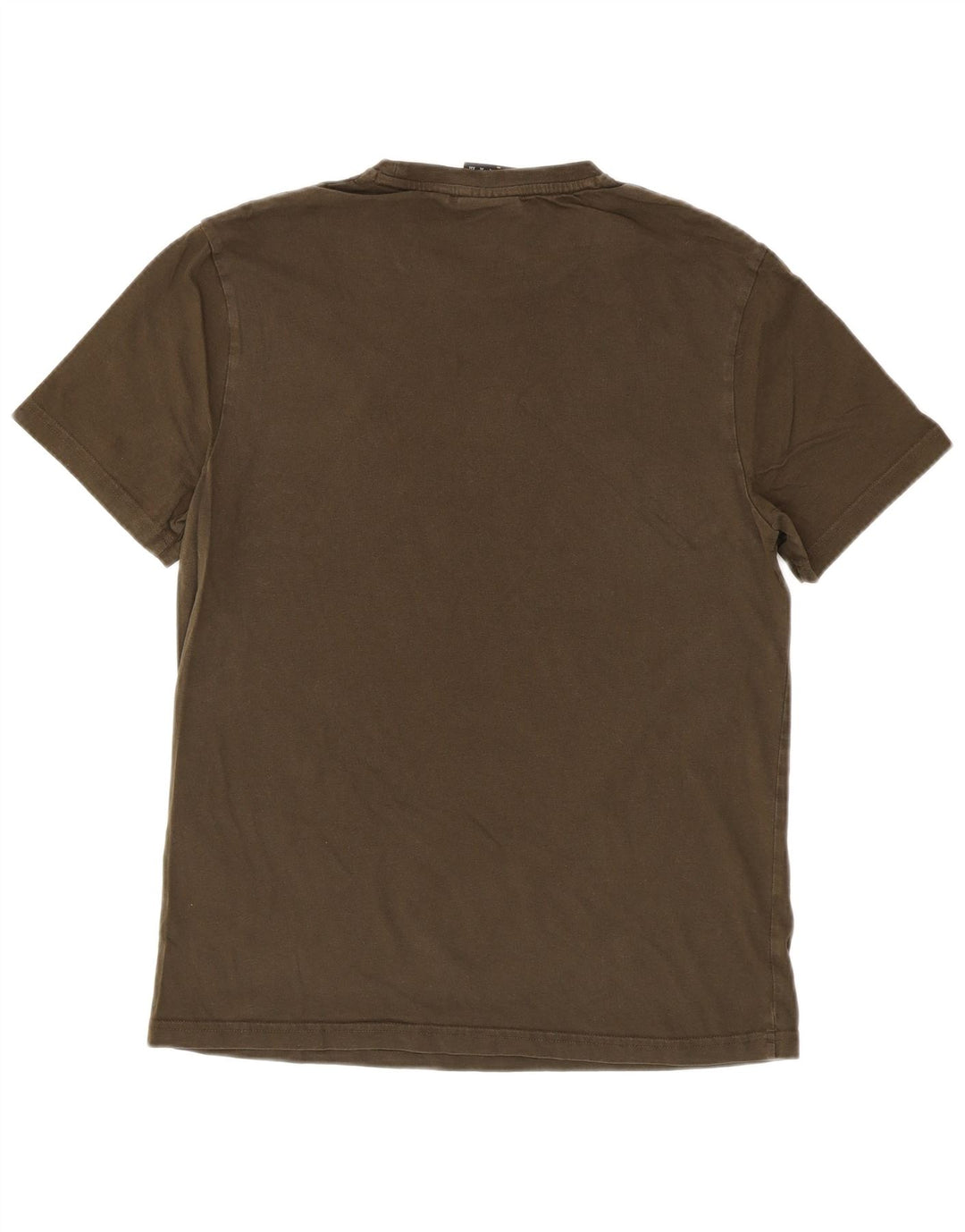 Camiseta masculina LYLE & SCOTT Top médio de algodão cáqui