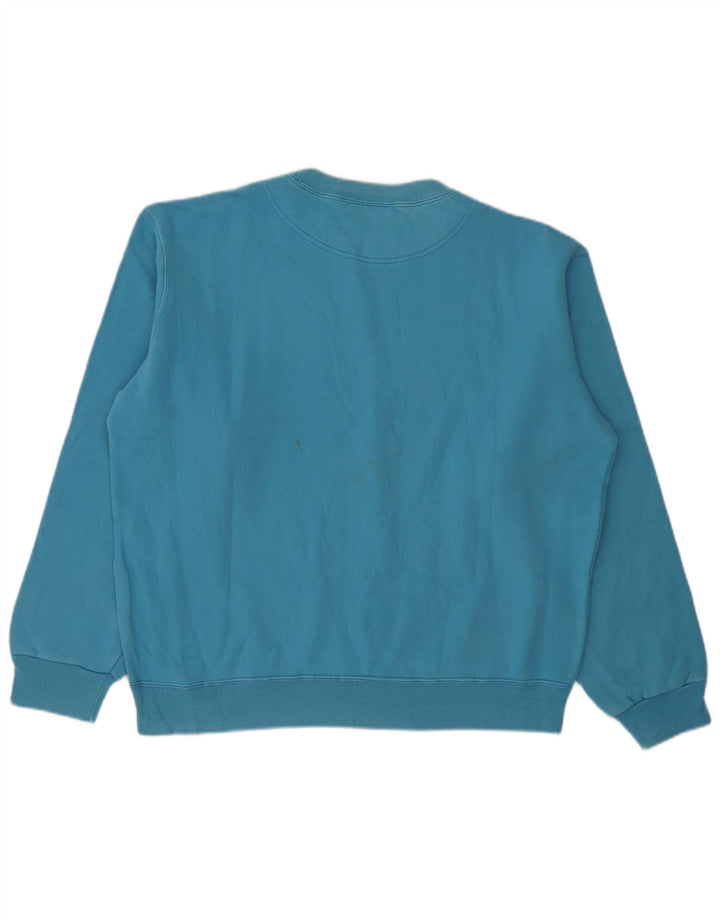 Diesel moletom masculino jumper grande algodão azul