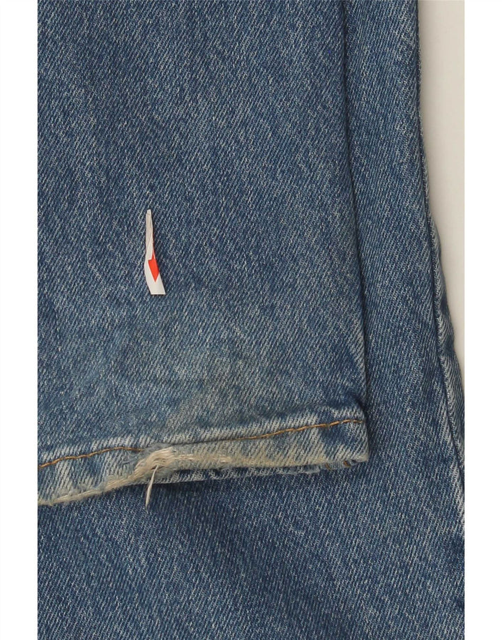 Levi's Masculino 516 Straight Jeans W34 L32 Azul Algodão