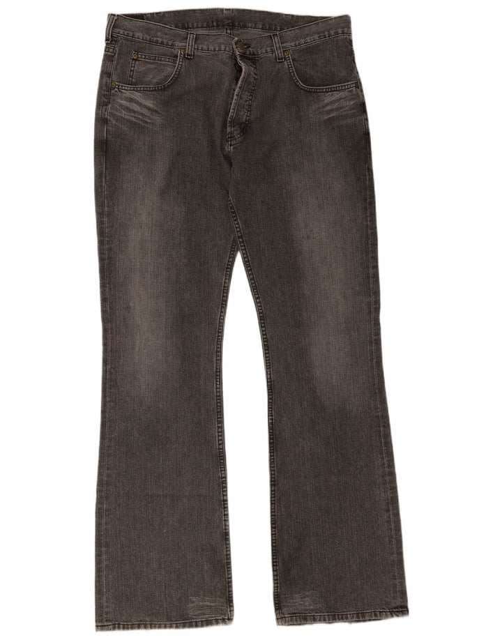 Lee Mens Bootcut Jeans W38 L36 Algodão Cinza
