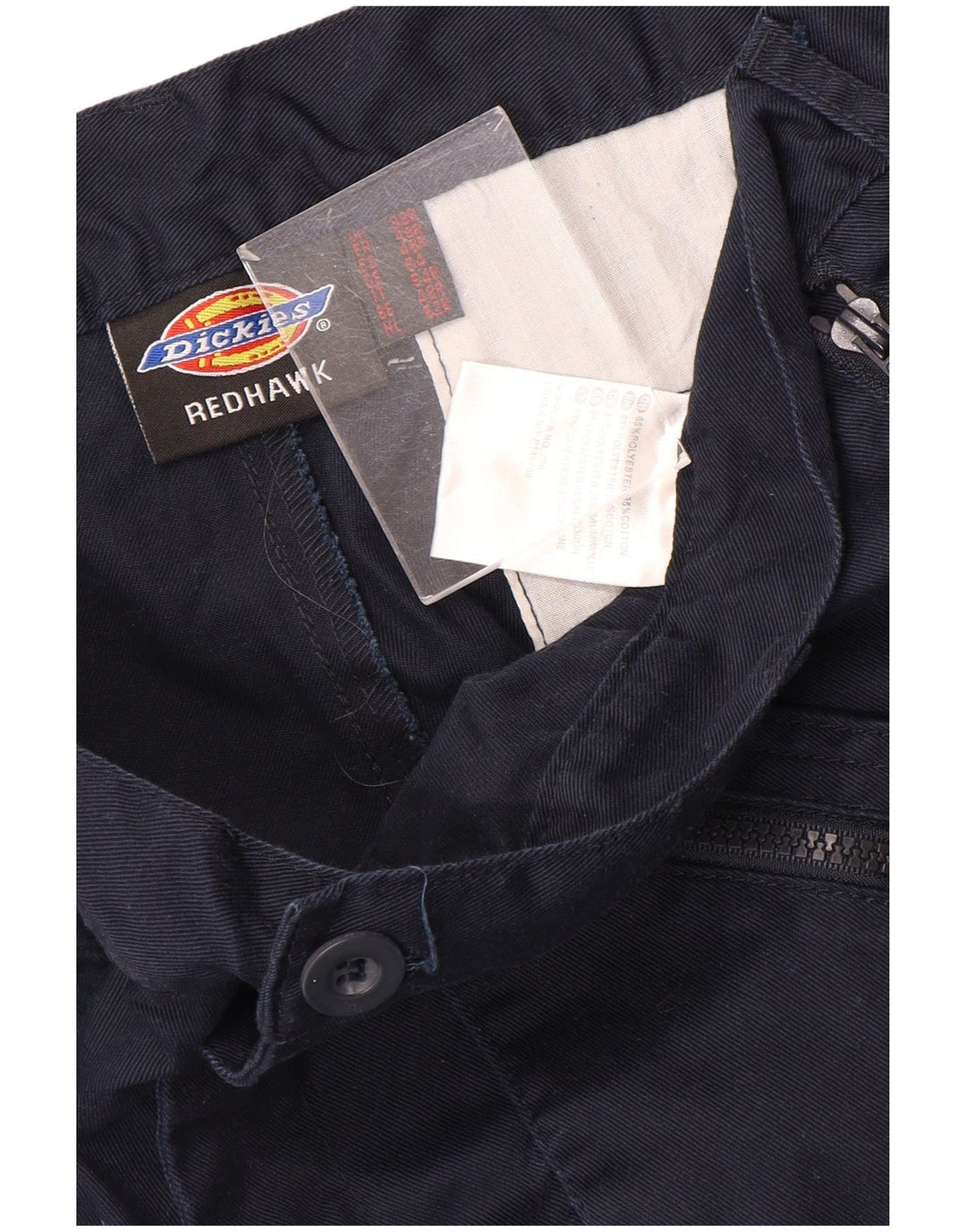 Calça Dickies Mens Redhawk Straight Cargo W38 L33 Poliéster Azul Marinho
