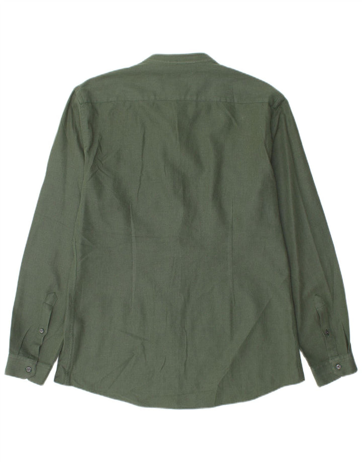 Camisa Zara Masculina Slim Fit Grande Verde