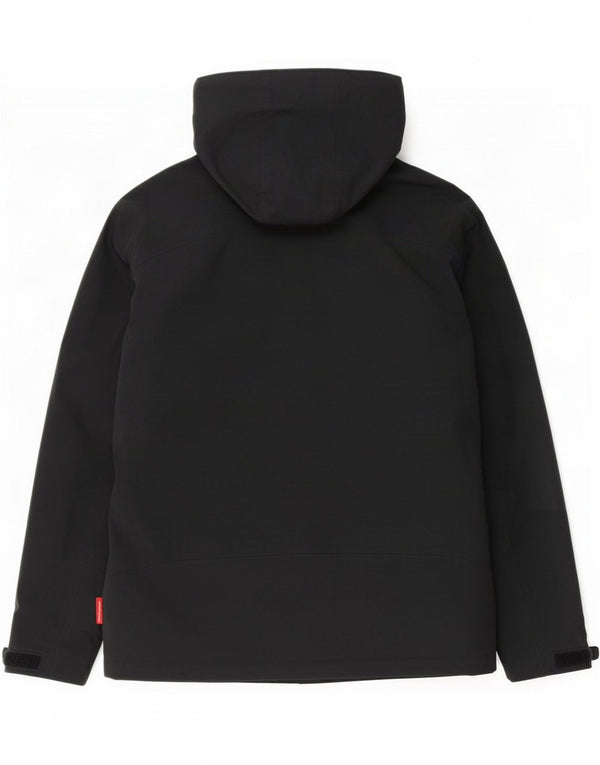 Jaqueta de chuva feminina Engelbert Strauss com capuz Reino Unido 14 médio preto nylon