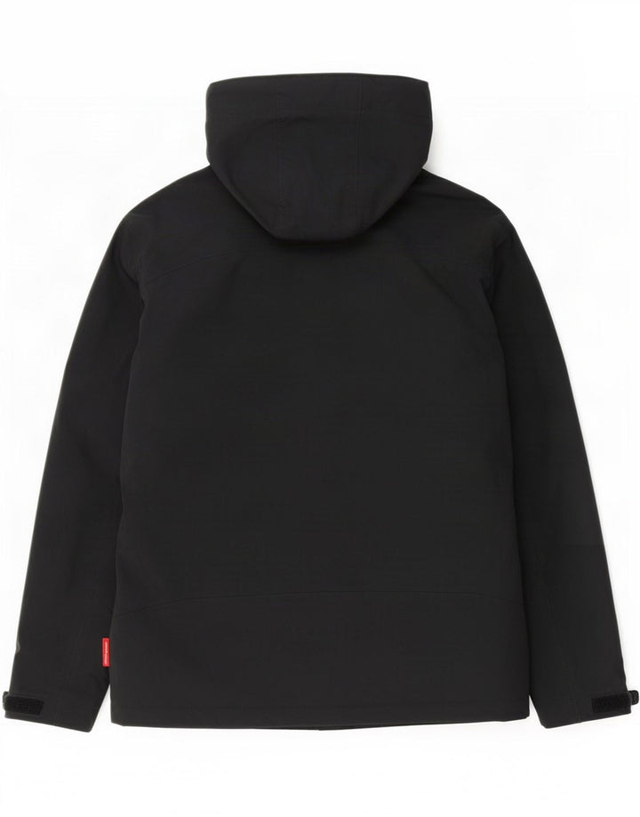 Jaqueta de chuva feminina Engelbert Strauss com capuz Reino Unido 14 médio preto nylon