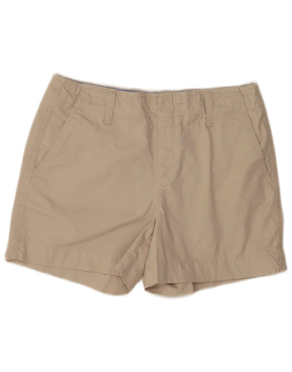 Shorts Chino feminino Tommy Hilfiger EUA 8 médio W30 algodão bege