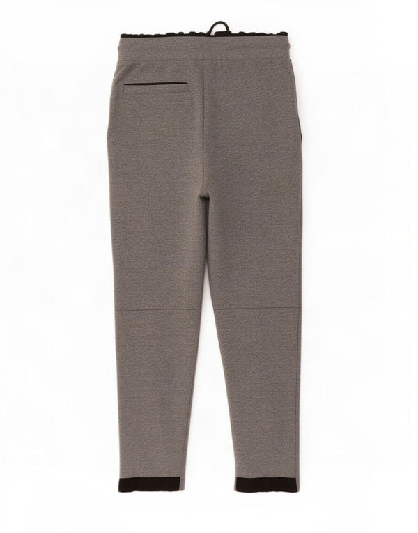 Zara Mens Crop Calça de treino cinza médio Colourblock