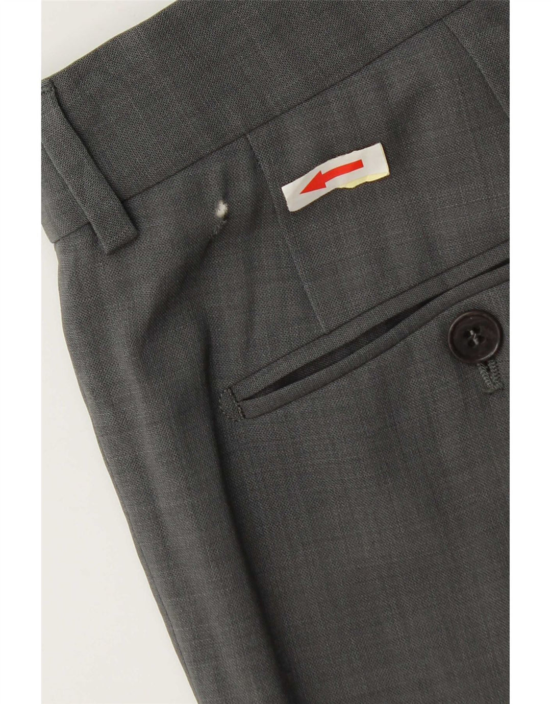 Calça masculina Hugo Boss Pegged Suit W34 L34 cinza