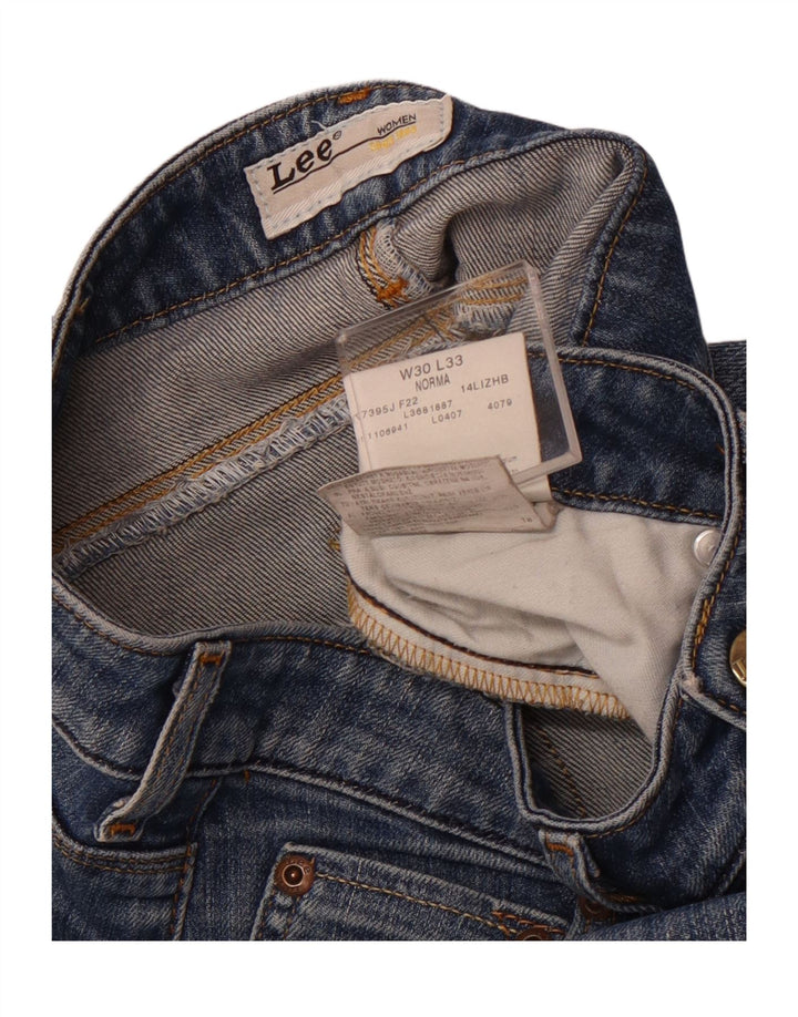 Calça jeans feminina LEE Norma W30 L19 azul algodão