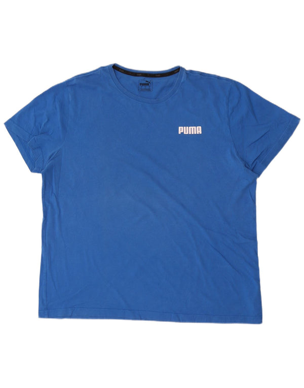 Camiseta masculina Puma Top XL azul algodão