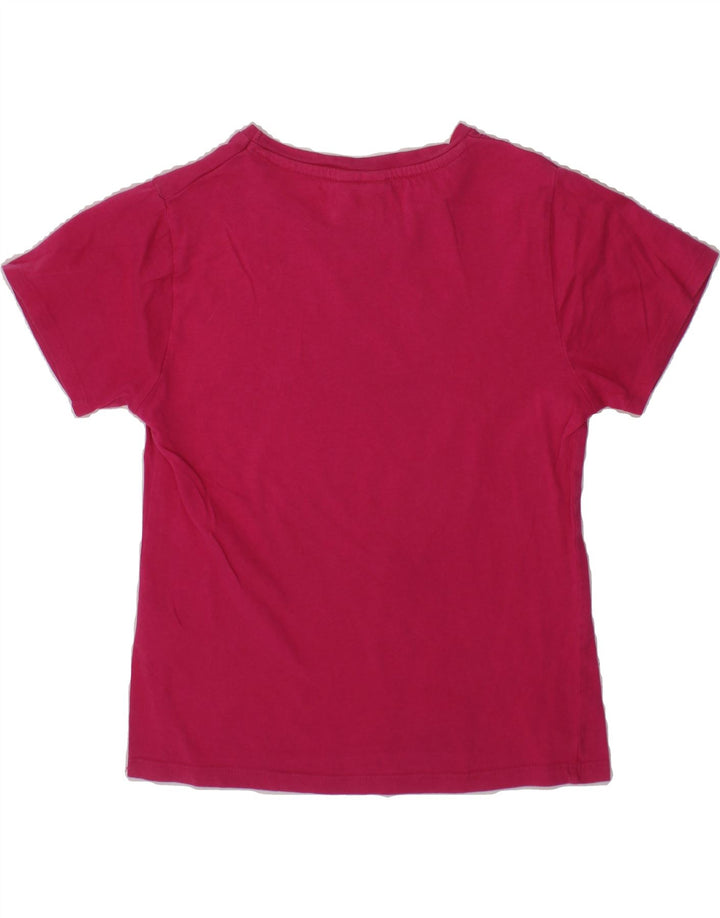 LOTTO Girls T-Shirt Top 6-7 Years Pink Cotton Vintage Lotto and Second-Hand Lotto from Messina Hembry 