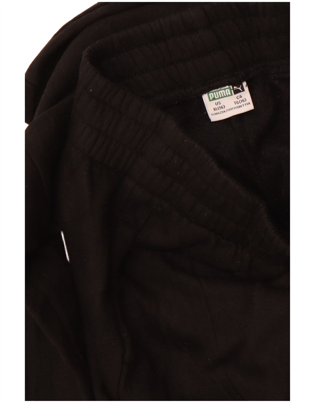 PUMA Girls Graphic Calças de treino joggers 15-16 anos XL preto