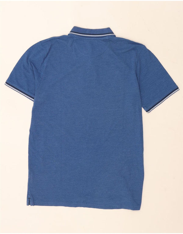 Camisa polo masculina Champion XL listrada azul de algodão
