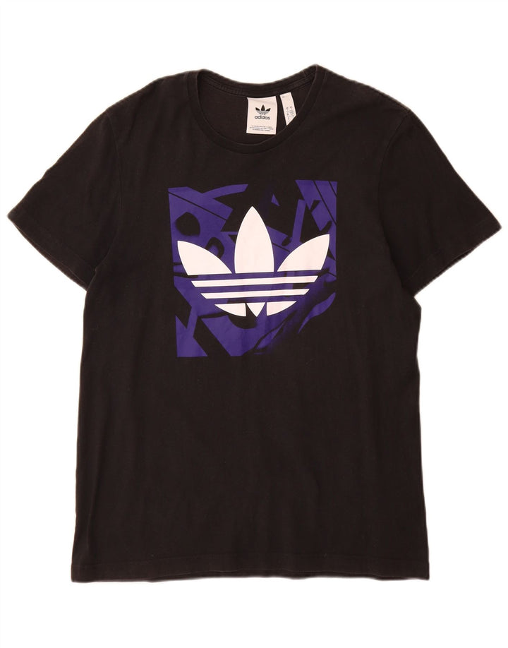 Camiseta Adidas Masculina Graphic Top Pequeno Preto