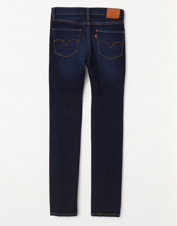 Calça jeans feminina Levi's 721 High Rise Skinny W27 L28 azul marinho algodão