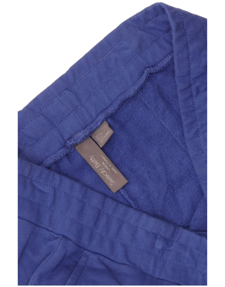 Calça de treino feminina suada Betty UK14 poliéster azul médio