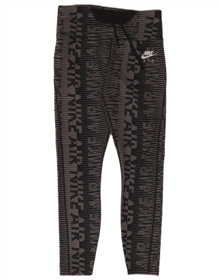 Calça de treino feminina Nike Air Graphic UK 14 cinza médio geométrico