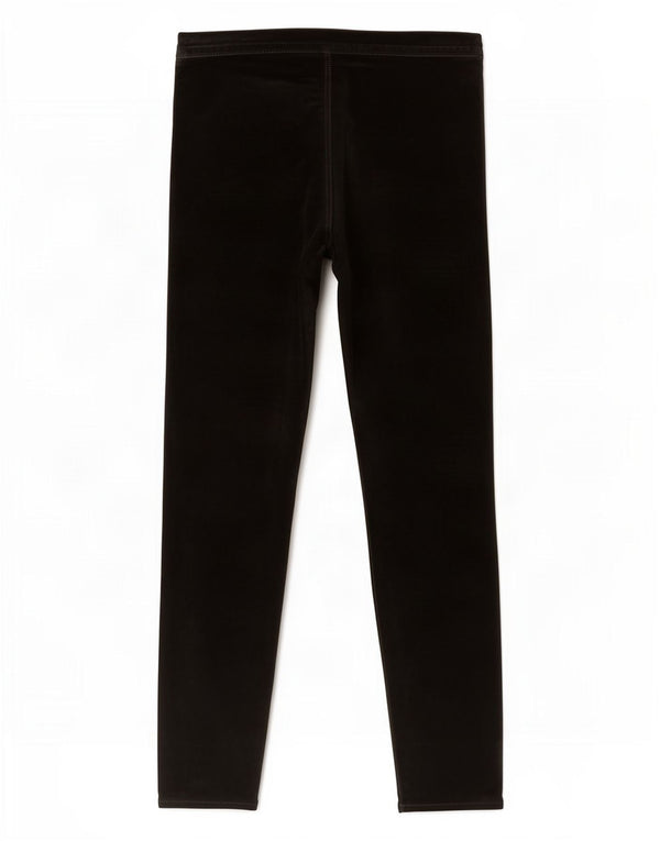 Calça legging feminina de veludo Gap casual W28 L28 algodão cáqui