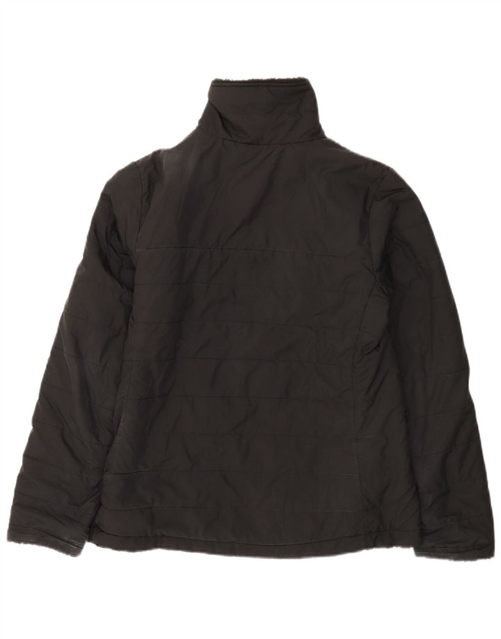 Jaqueta acolchoada reversível feminina The North Face UK 14 poliéster preto médio