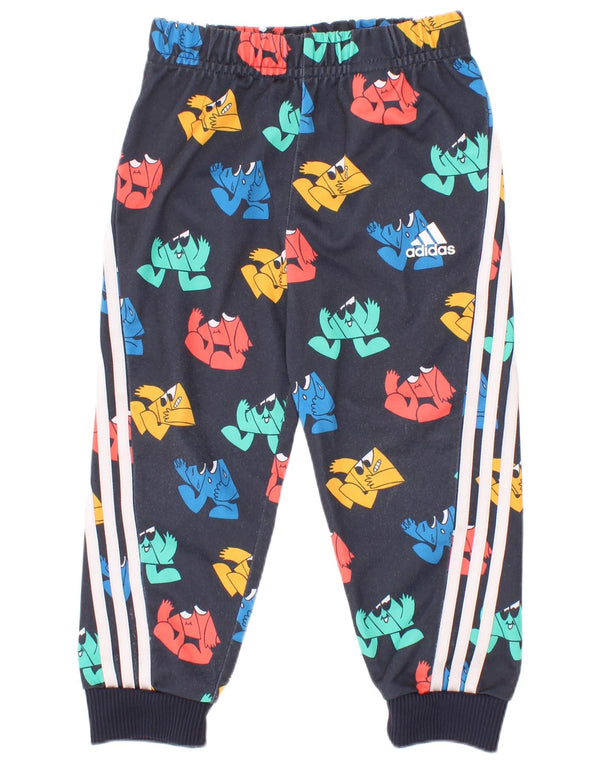 Calças de treino Adidas Baby Boys Graphic Joggers 18-24 meses Azul marinho