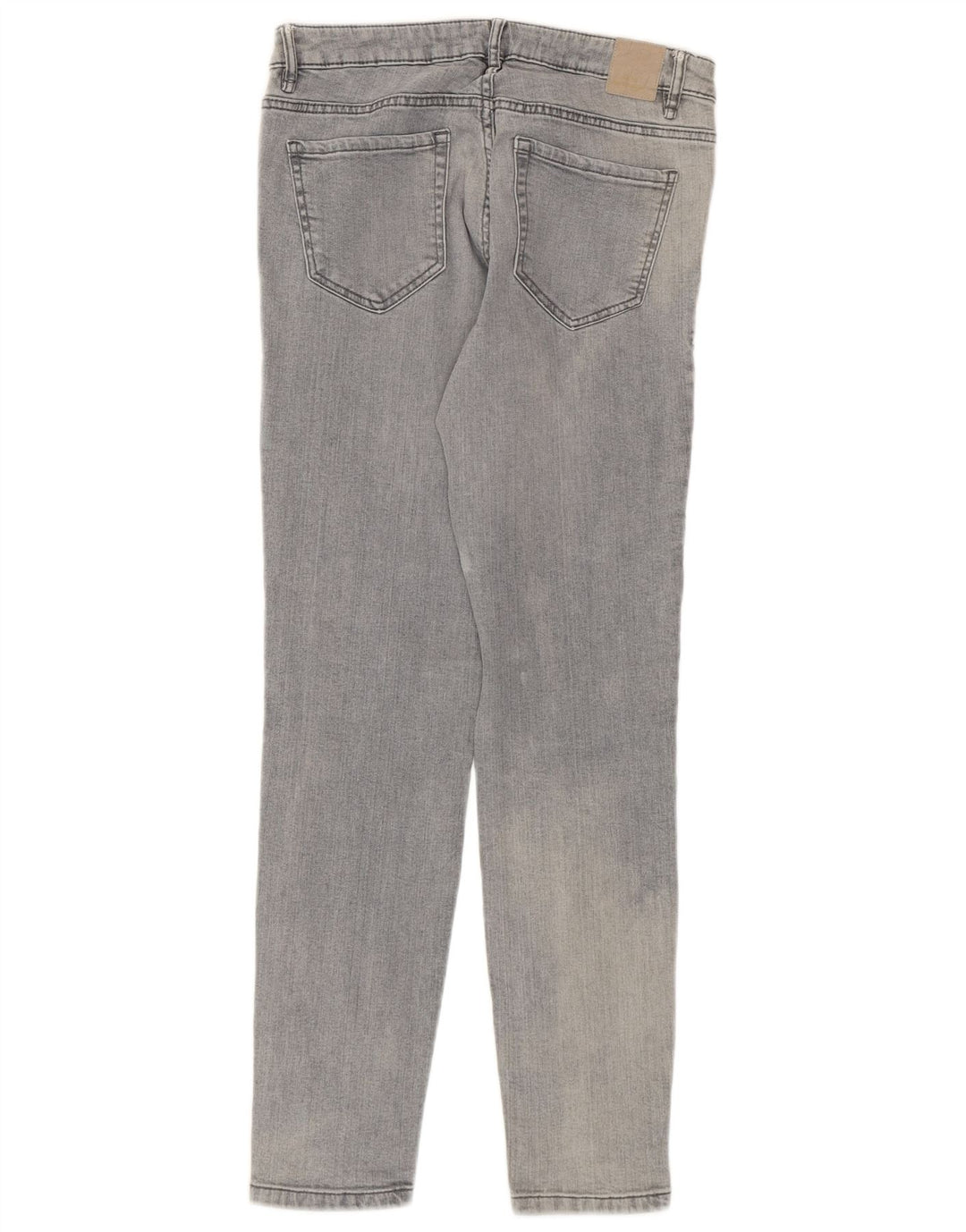 Zara Jeans Skinny Feminino UE 38 Pequeno W28 L28 Cinza