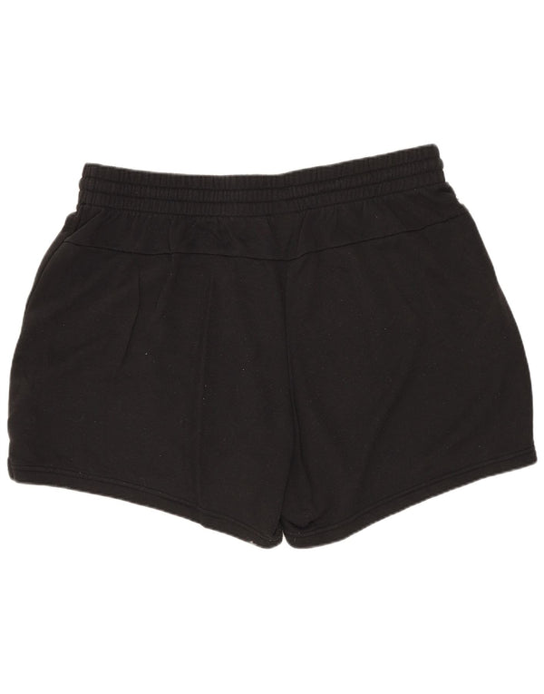 Shorts esportivos gráficos femininos Adidas UK 20/22 XL algodão preto