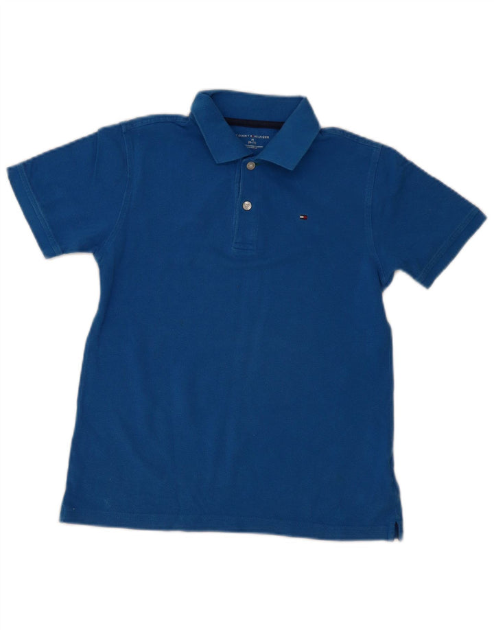 Polo Tommy Hilfiger Menino 8-9 Anos Médio Algodão Azul