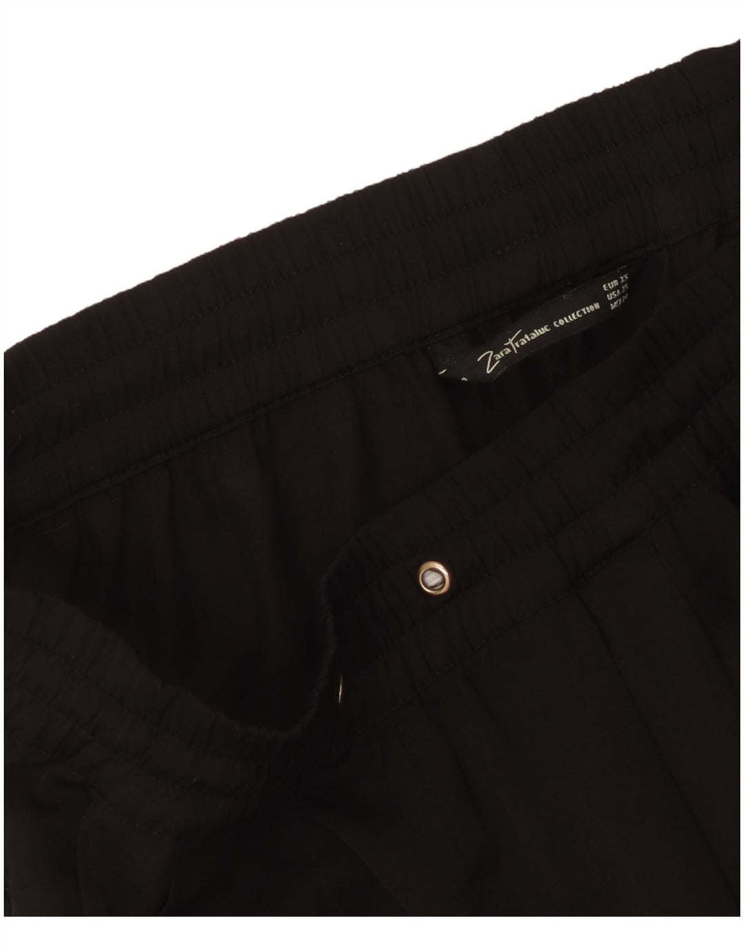 Calça de treino feminina Zara UK 6 XS preta