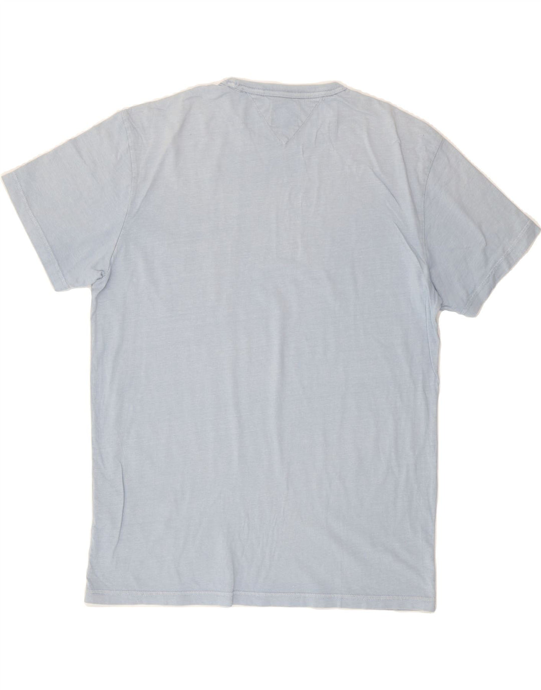 TOMMY HILFIGER Mens T-Shirt Top XL Blue Cotton Vintage Tommy Hilfiger and Second-Hand Tommy Hilfiger from Messina Hembry 