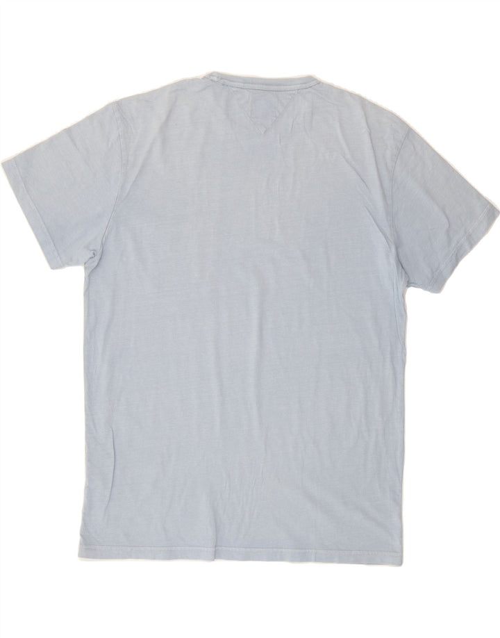 TOMMY HILFIGER Mens T-Shirt Top XL Blue Cotton Vintage Tommy Hilfiger and Second-Hand Tommy Hilfiger from Messina Hembry 