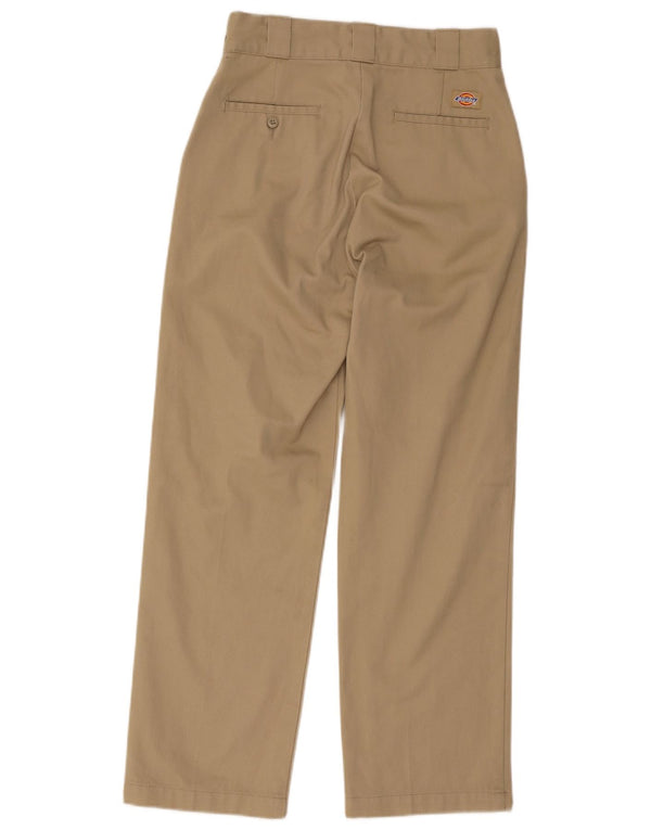 Calça Chino reta feminina Dickies W26 L27 poliéster bege