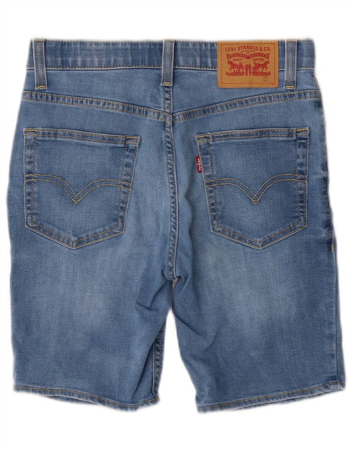 Shorts jeans Levi's Boys 11-12 anos W26 Azul