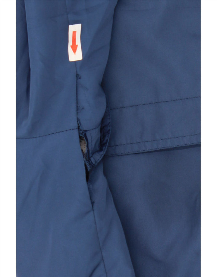 Jaqueta bomber masculina Marks & Spencer Reino Unido 42 XL azul poliéster