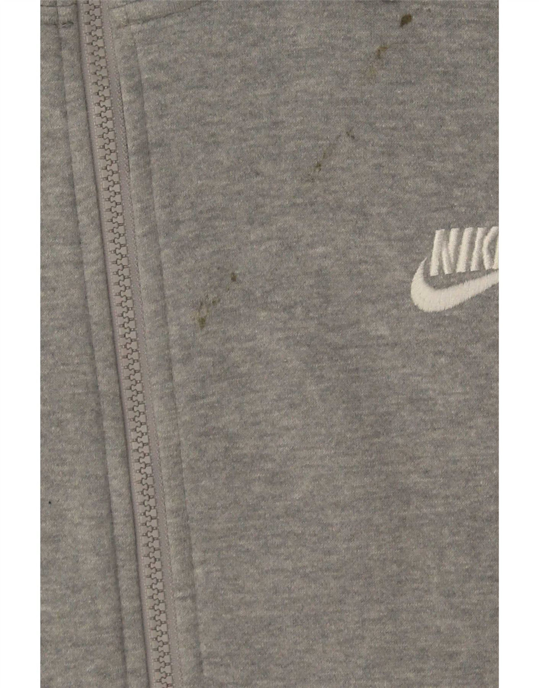Suéter Nike masculino com capuz e zíper XL cinza algodão
