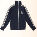 Jaqueta Adidas Mens Treino Top XS Azul Marinho Algodão