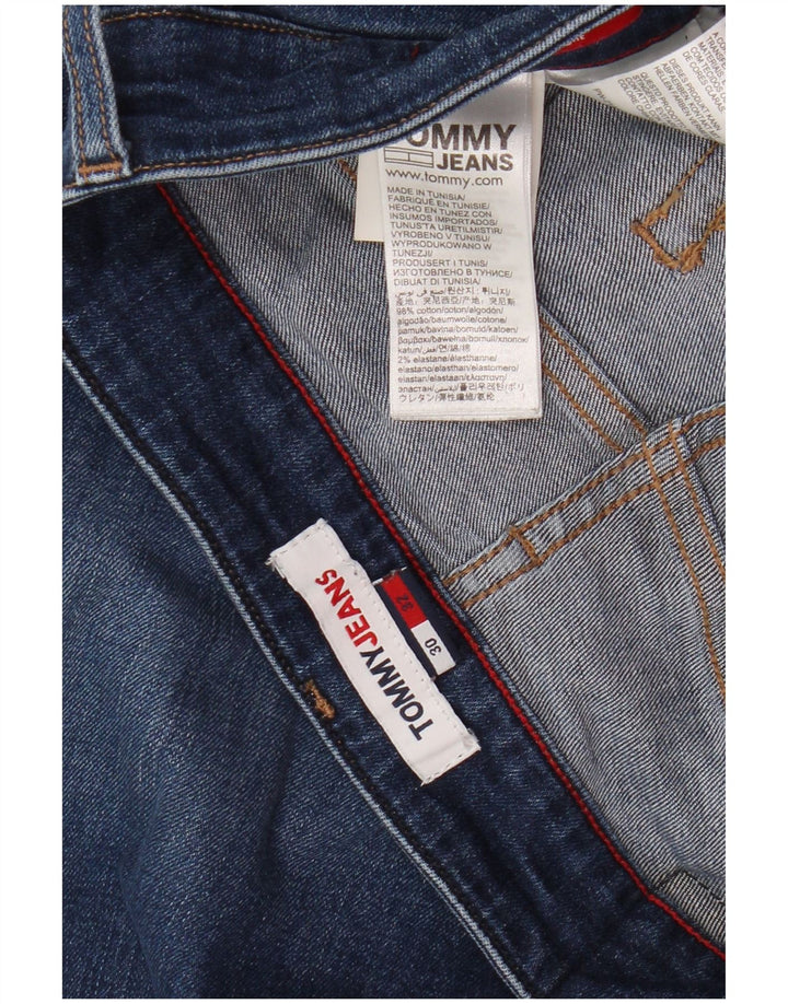 Tommy Hilfiger Masculino Slim Jeans W30 L29 Azul Algodão