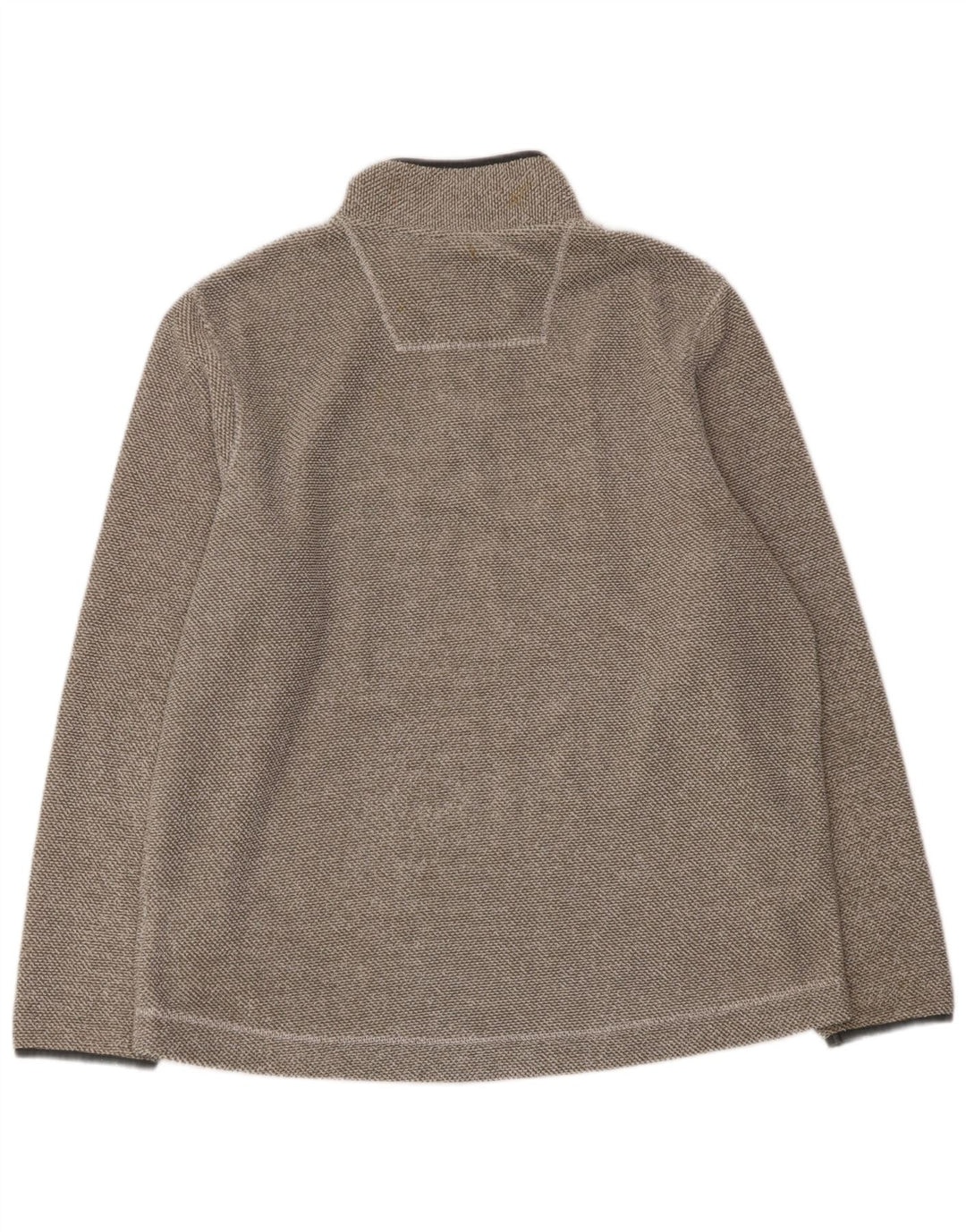 WEIRD FISH Masculino com zíper e gola em lã XL poliéster cinza