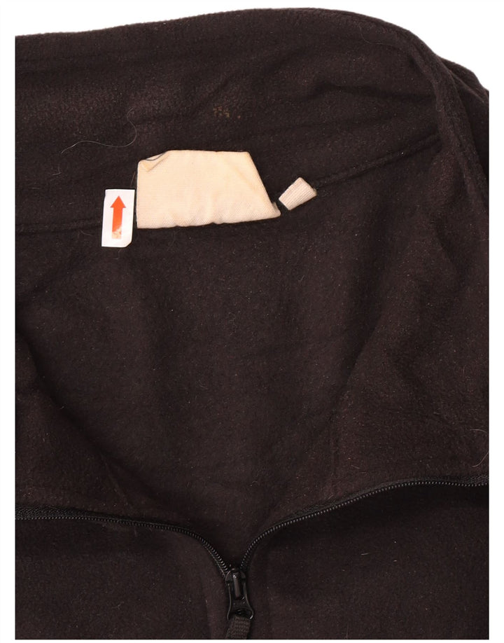 Suéter de lã masculino Mountain Warehouse com zíper e gola 3XL preto