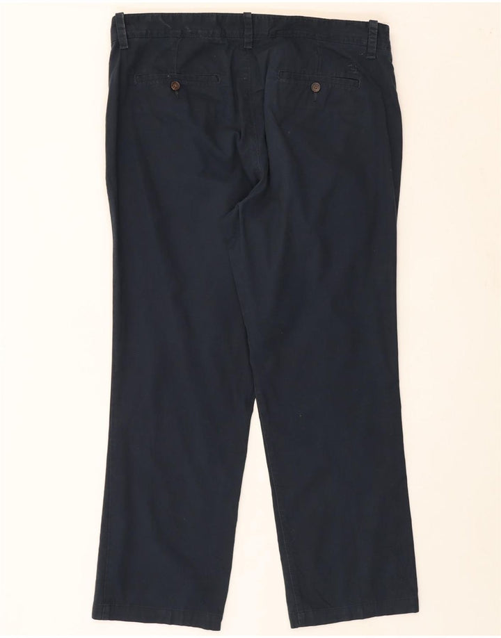 PENGUIN Mens Straight Chino Trousers W38 L28 Navy Blue Cotton Vintage Penguin and Second-Hand Penguin from Messina Hembry 